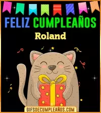 GIF Feliz Cumpleaños Roland